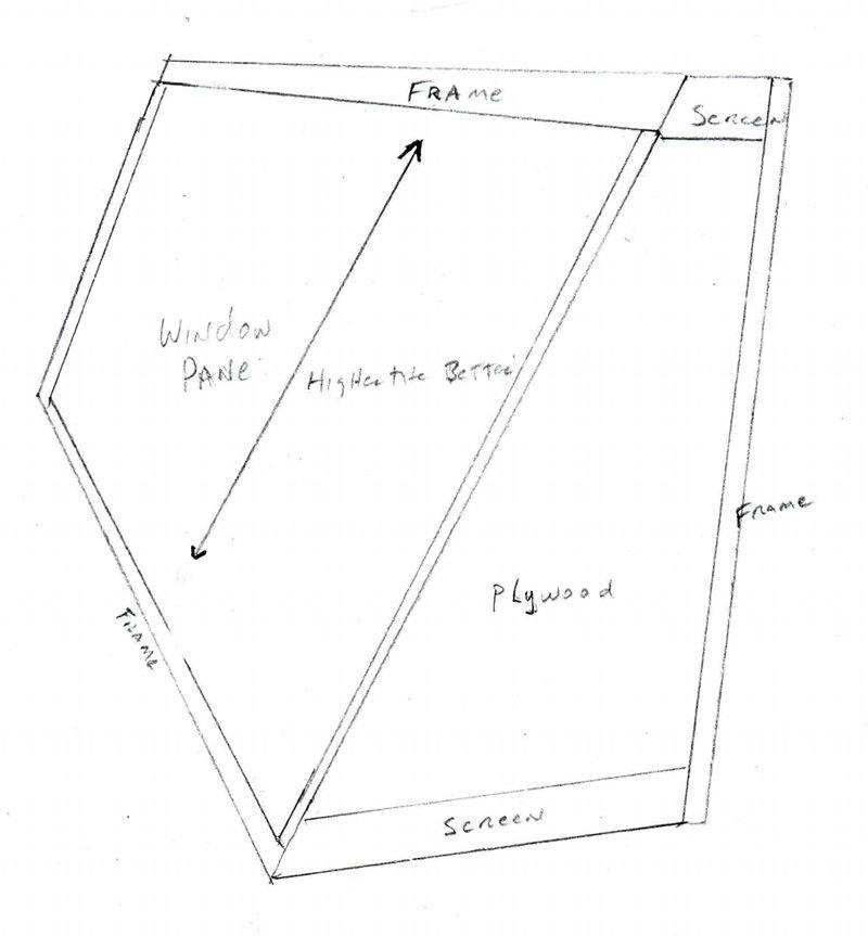 How to build a cheap homemade solar vegetable or fruit dryer.