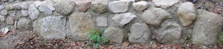 This is a really simple rock wall.